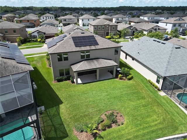 12821 Satin Lily Dr, Riverview, FL 33579 - aerial perspective of suburban area