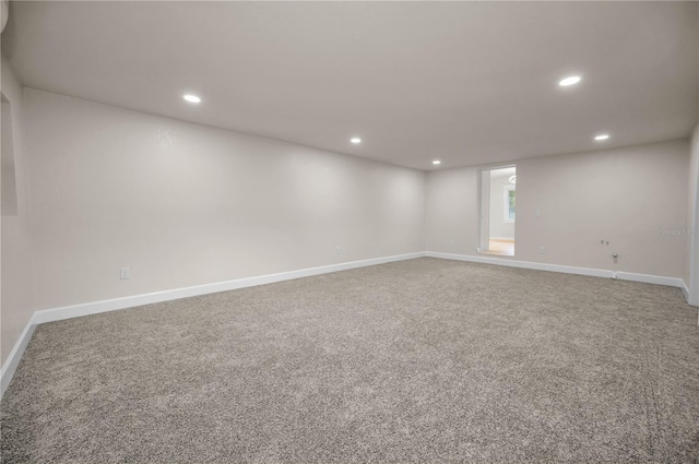 4441 16th St N, Saint Petersburg, FL 33703 - unfurnished room with carpet floors and recessed lighting