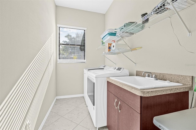 15420 27th Ct E, Parrish, FL 34219 - washroom with washer and dryer and light tile patterned floors