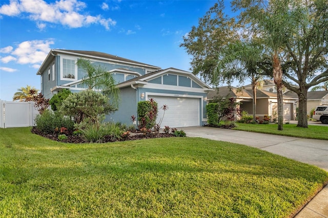 12424 White Bluff Rd, Hudson, FL 34669 - view of front of house featuring stucco siding, a garage, and driveway