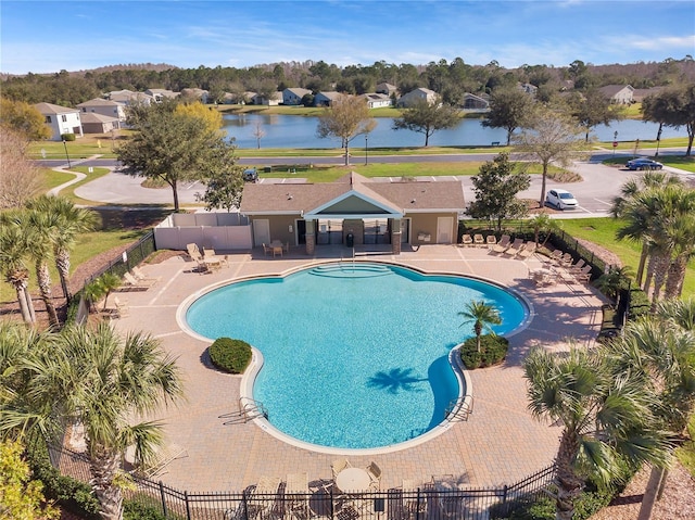 12424 White Bluff Rd, Hudson, FL 34669 - community pool with a patio and a water view