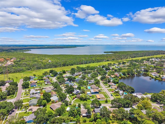 602 Timber Bay Cir W, Oldsmar, FL 34677 - aerial perspective of suburban area with a nearby body of water