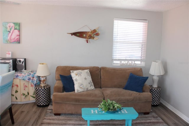 6800 Sunset Way Unit 1708, St Pete Beach, FL 33706 - living room with wood finished floors