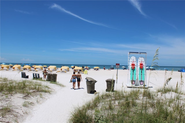 6800 Sunset Way Unit 1708, St Pete Beach, FL 33706 - water view with local beach