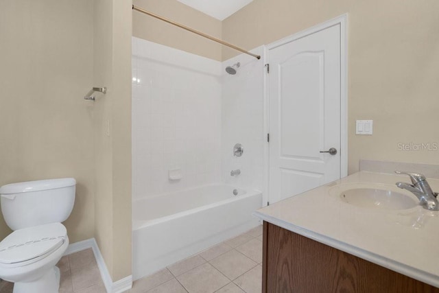 12975 Calderdale Ave, Windermere, FL 34786 - full bathroom featuring tile patterned floors, vanity, and shower / washtub combination