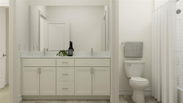 6830 E 115th St, Palmetto, FL 34221 - bathroom with double vanity and shower / tub combo