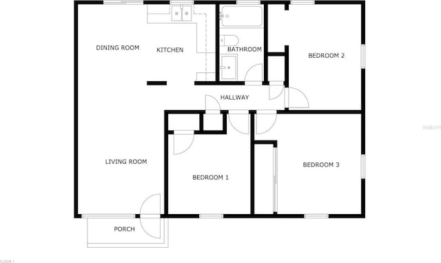 5016 S 86th St, Tampa, FL 33619 - view of property floor plan