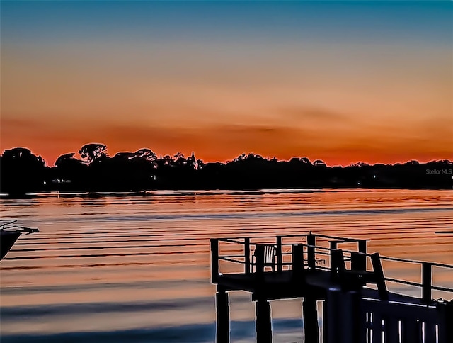 739 Chesapeake Dr, Tarpon Springs, FL 34689 - dock with a water view