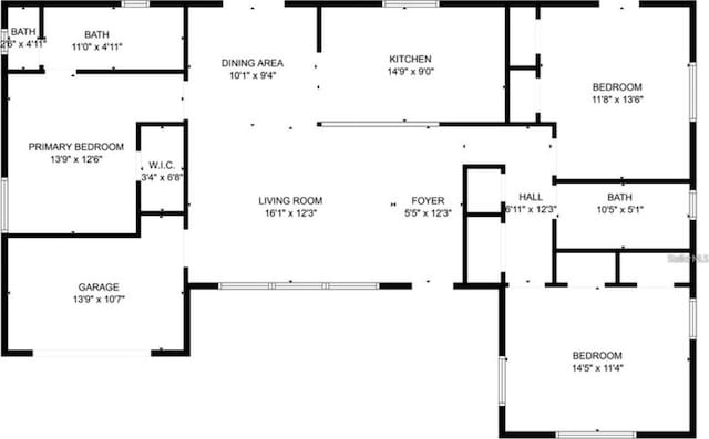 1320 Dixie Ln S, Saint Petersburg, FL 33707 - view of room layout