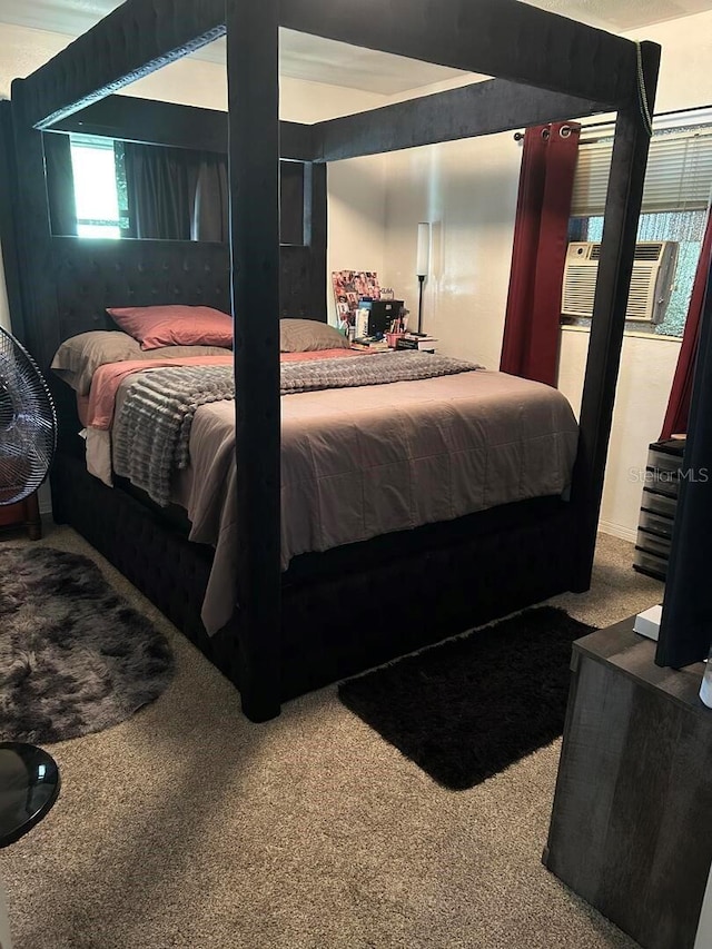 4917 99th St N, Saint Petersburg, FL 33708 - bedroom with cooling unit and carpet floors
