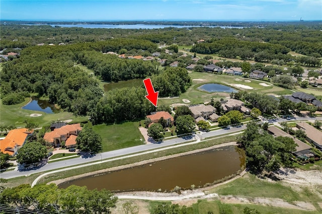 3042 Wentworth Way, Tarpon Springs, FL 34688 - aerial view of residential area with a nearby body of water and a local golf course