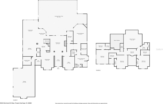 3042 Wentworth Way, Tarpon Springs, FL 34688 - view of home floor plan