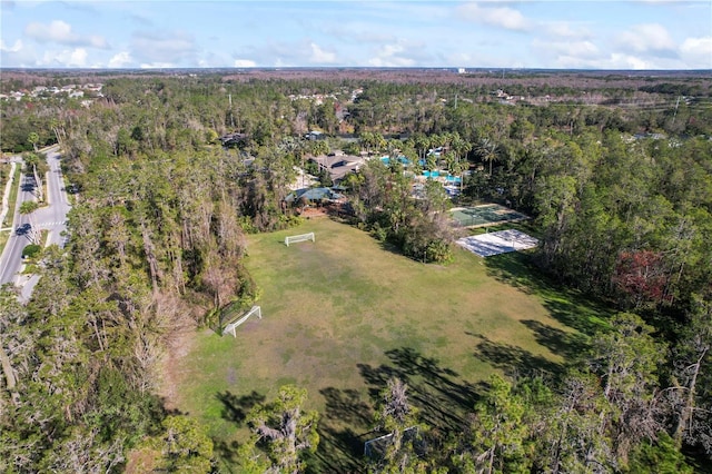 3241 Evening Breeze Loop, Wesley Chapel, FL 33544 - aerial overview of property's location featuring a heavily wooded area