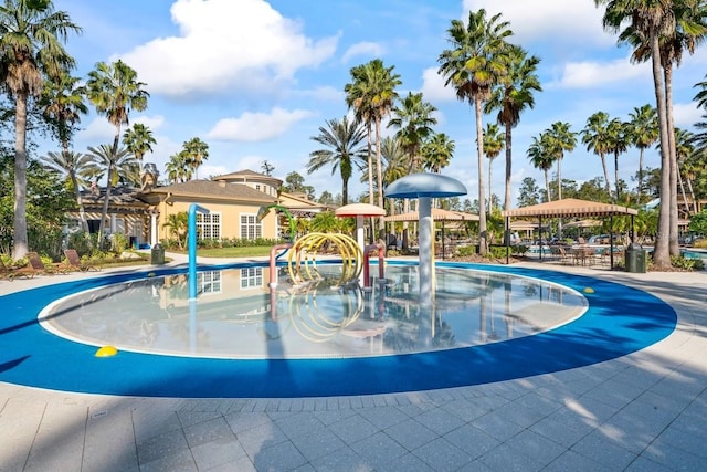 3241 Evening Breeze Loop, Wesley Chapel, FL 33544 - community pool featuring a water play area