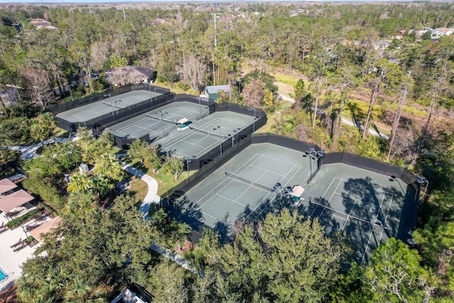3241 Evening Breeze Loop, Wesley Chapel, FL 33544 - drone / aerial view of a heavily wooded area