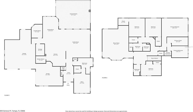 650 Geneva Pl, Tampa, FL 33606 - view of room layout
