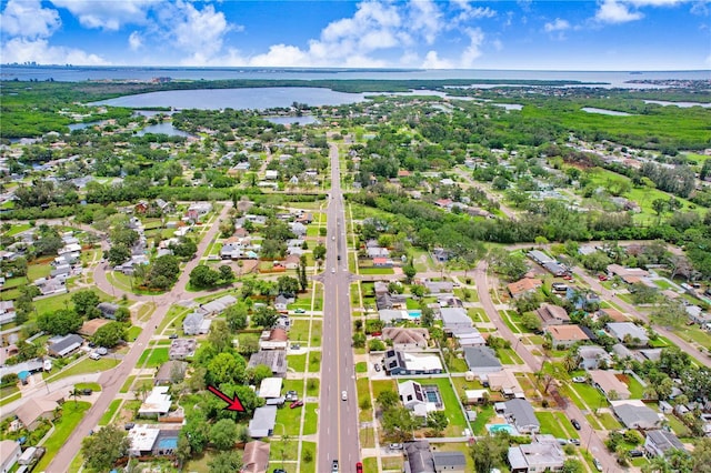 201 83rd Ave N, Saint Petersburg, FL 33702 - aerial view of residential area with a nearby body of water