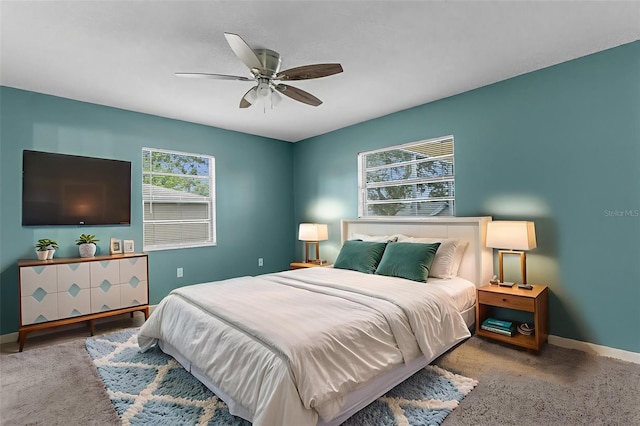 5112 Odin St, Spring Hill, FL 34608 - bedroom featuring carpet flooring and a ceiling fan