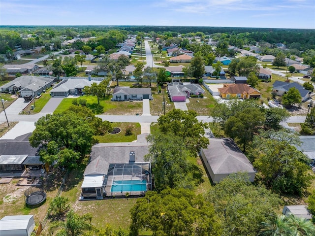 5112 Odin St, Spring Hill, FL 34608 - aerial view of residential area with a pool area