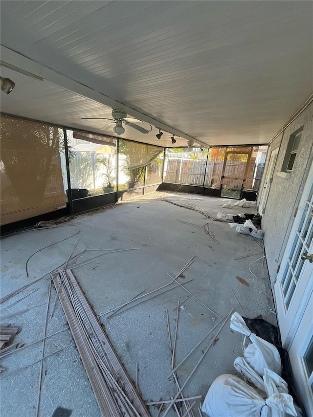1782 Michigan Ave NE, Saint Petersburg, FL 33703 - fenced backyard featuring ceiling fan and a patio area