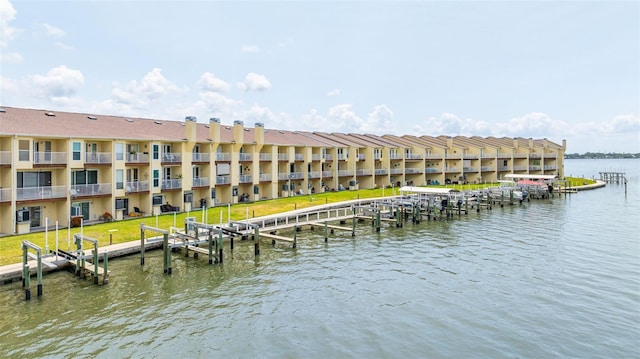 163 Brent Cir, Oldsmar, FL 34677 - dock area with a water view and boat lift