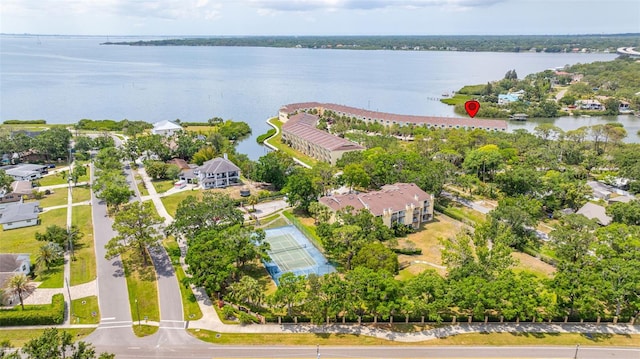 163 Brent Cir, Oldsmar, FL 34677 - aerial view of property and surrounding area with a large body of water