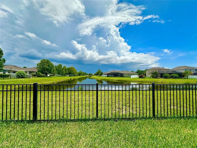 10621 Scenic Hollow Dr, Riverview, FL 33578 - view of yard with a water view and a residential view