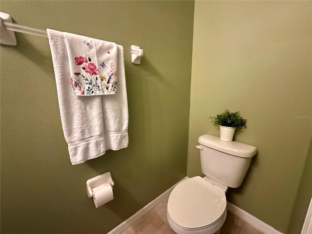 10621 Scenic Hollow Dr, Riverview, FL 33578 - half bathroom with toilet and tile patterned floors