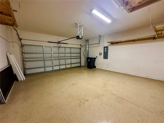 10621 Scenic Hollow Dr, Riverview, FL 33578 - garage with a garage door opener and electric panel