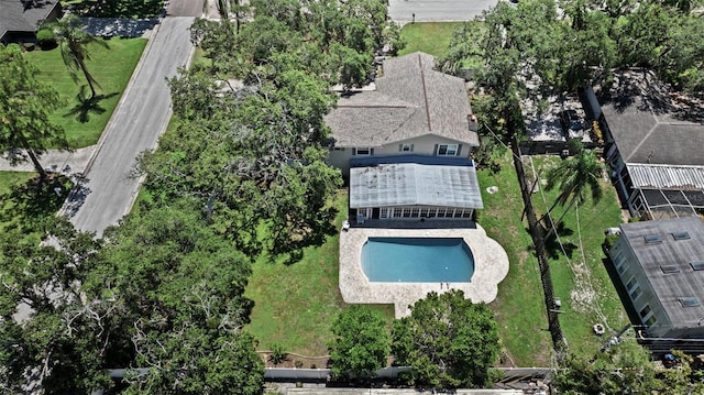 1310 Rustlewood Dr, Brandon, FL 33510 - bird's eye view of a pool