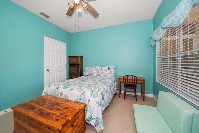 10764 70th Ave Unit 4305, Seminole, FL 33772 - bedroom with tile patterned flooring and a ceiling fan