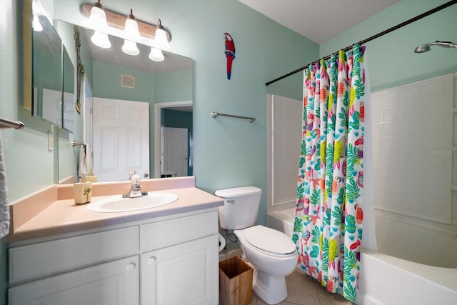 10764 70th Ave Unit 4305, Seminole, FL 33772 - full bathroom with shower / bath combo, vanity, and tile patterned floors
