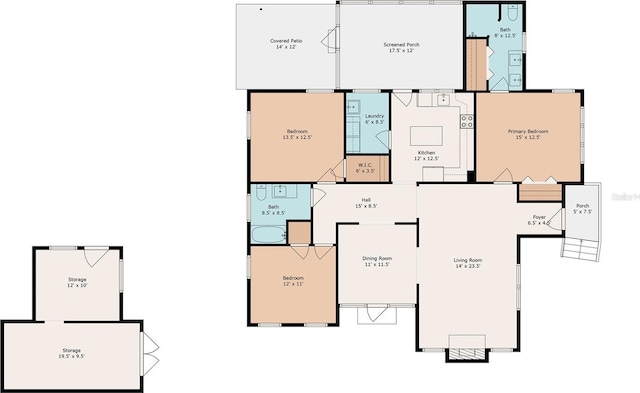 720 Woodward St, Lakeland, FL 33803 - view of room layout