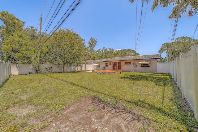 2123 Indigo Dr, Clearwater, FL 33763 - fenced backyard with a patio area