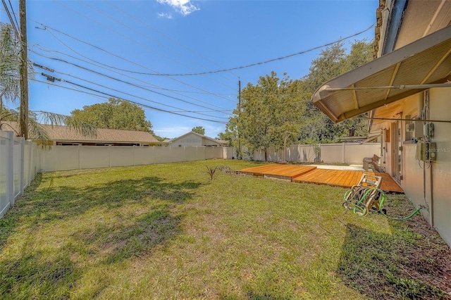 2123 Indigo Dr, Clearwater, FL 33763 - fenced backyard featuring a deck
