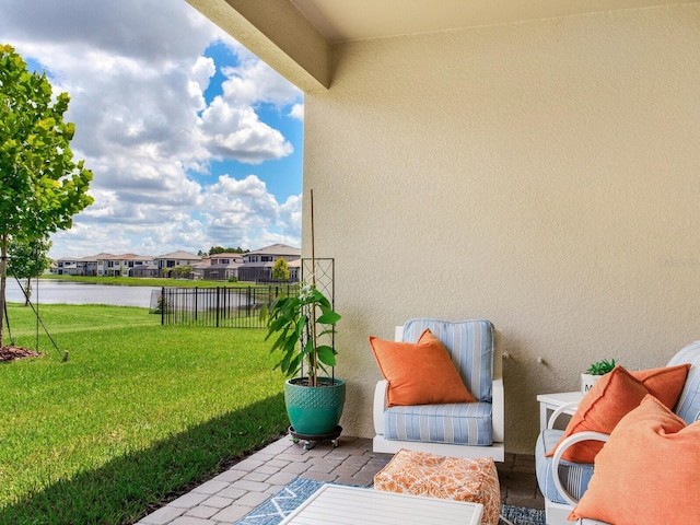 6057 Marsh Trail Dr, Odessa, FL 33556 - balcony featuring a water view and a residential view