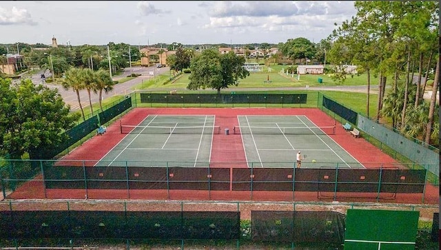 201 Bedford St Unit 79, Sun City Center, FL 33573 - view of tennis court