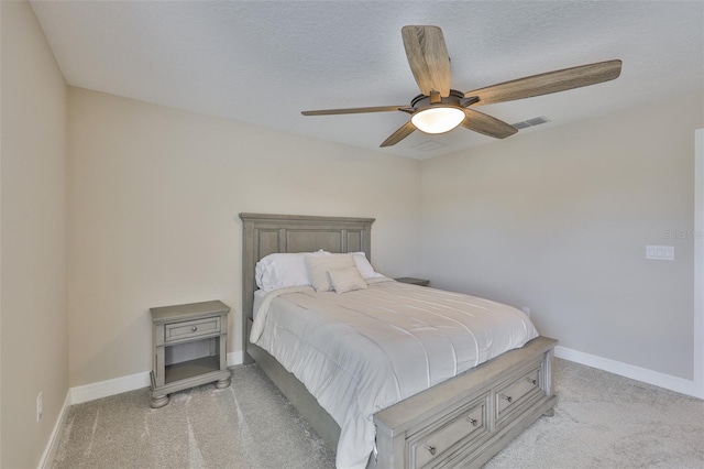2866 Quail Crest Ct, Valrico, FL 33594 - bedroom featuring light carpet and ceiling fan