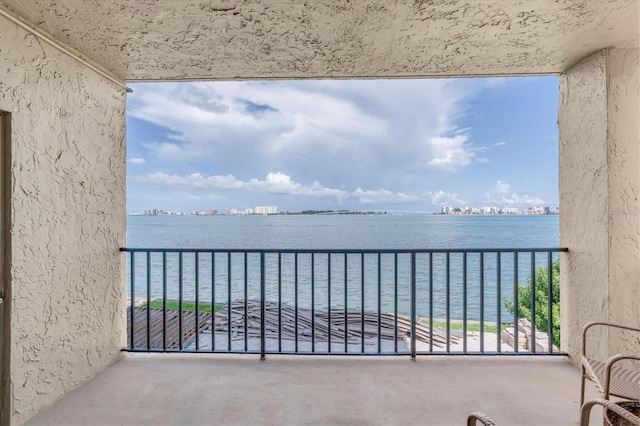 602 Lime Ave Unit 102, Clearwater, FL 33756 - balcony with a water view