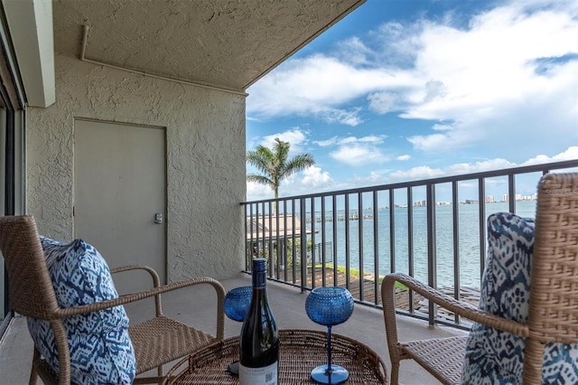602 Lime Ave Unit 102, Clearwater, FL 33756 - balcony with a water view