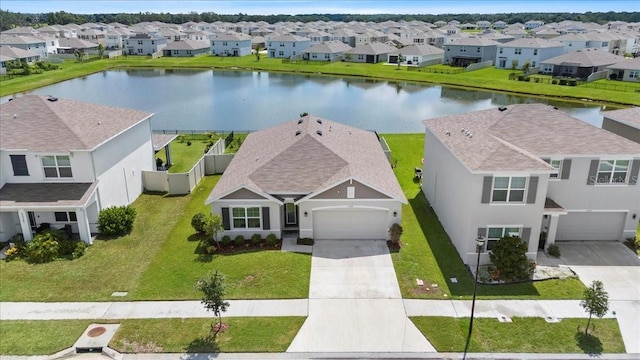 33369 Hamilton Hill Ln, Wesley Chapel, FL 33545 - aerial view of residential area with a nearby body of water