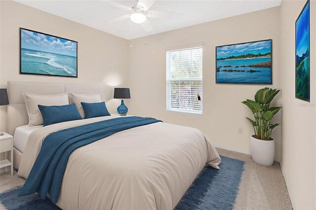 12710 Buffalo Run Dr, Gibsonton, FL 33534 - carpeted bedroom featuring ceiling fan and baseboards