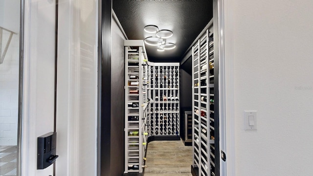 5307 Wishing Arch Dr, Apollo Beach, FL 33572 - wine room with wood finished floors