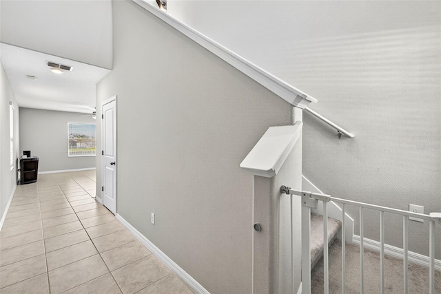 13324 Willow Bluestar Loop, Riverview, FL 33579 - stairway featuring tile patterned floors and baseboards