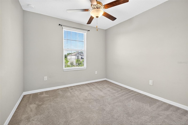 13324 Willow Bluestar Loop, Riverview, FL 33579 - empty room featuring carpet flooring, ceiling fan, and a smoke detector