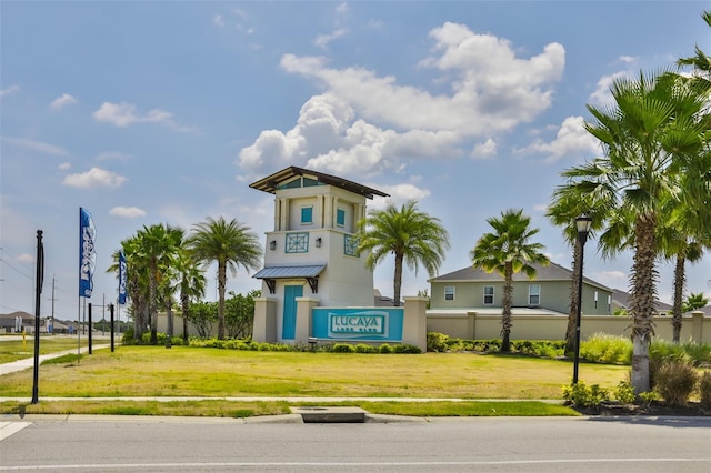 11044 Spring Point Cir, Riverview, FL 33579 - community / neighborhood sign featuring a yard