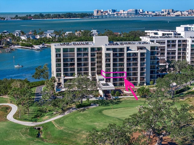 4 Belleview Blvd Unit 305, Belleair, FL 33756 - aerial view of a golf club and a large body of water
