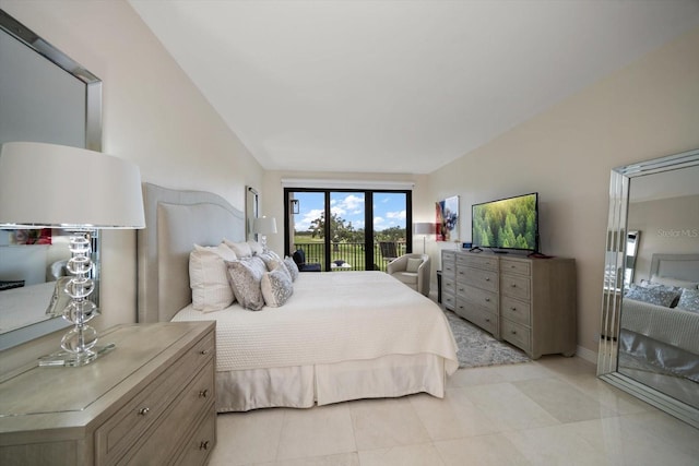 4 Belleview Blvd Unit 305, Belleair, FL 33756 - bedroom featuring access to outside and light tile patterned floors