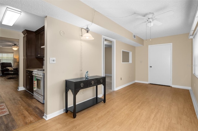 10033 64th Ave N Unit 4, Saint Petersburg, FL 33708 - interior space with ceiling fan and light wood-type flooring