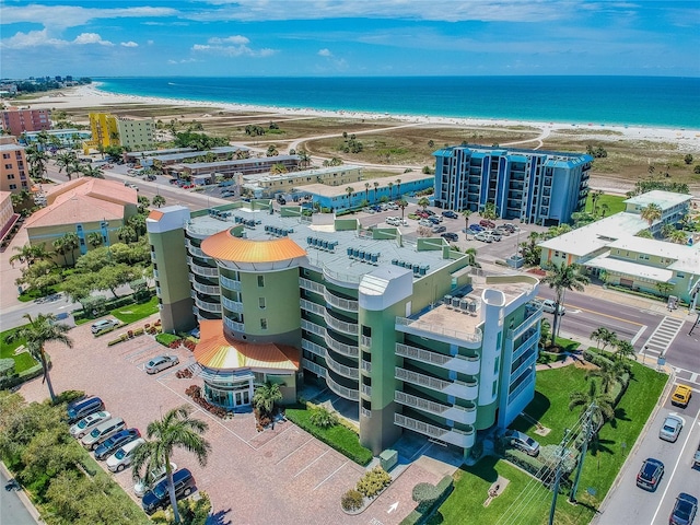 11605 Gulf Blvd Unit 402, Saint Petersburg, FL 33706 - aerial view of apartment complex and extended coastline